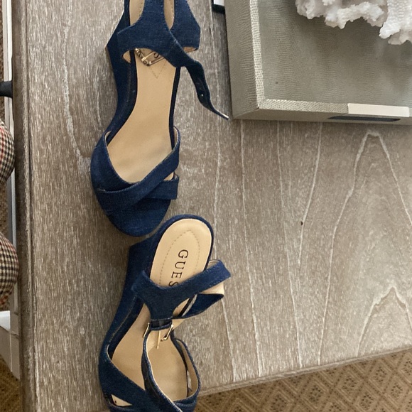 Guess Denim Wedge - Picture 3 of 4